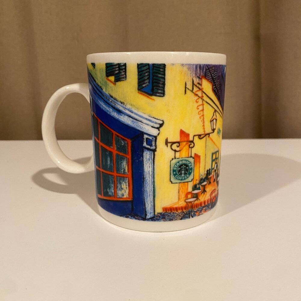 Starbucks 1999 Vincent Van Gogh‎ Café Terrace at Night Mug 14 oz Vintage - Picture 3 of 6